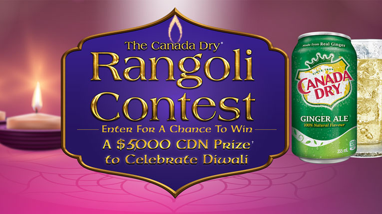 Canada-Dry-Rangoli-$5,000-Contest